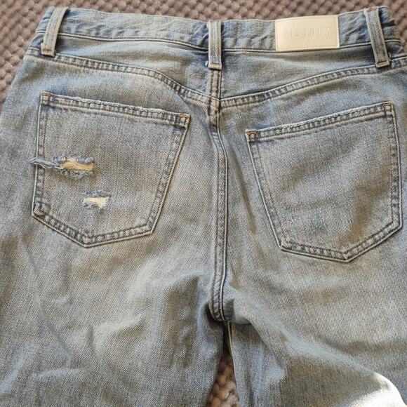 PISTOLA Presley High Rise Jeans 27 Blue Virginia Beach 90s Vintage Distressed - Picture 9 of 12